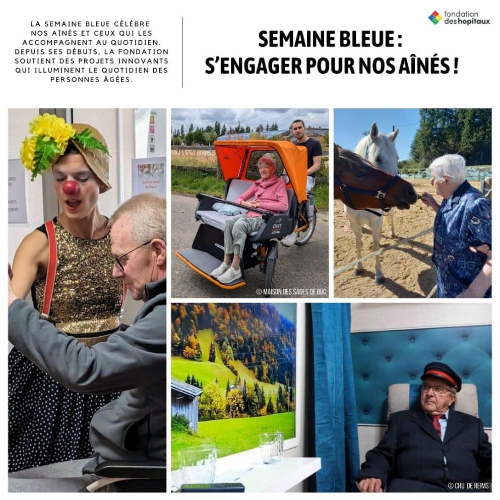 Semaine bleue 2024 - Accompagner nos aînés - Fondation des Hôpitaux