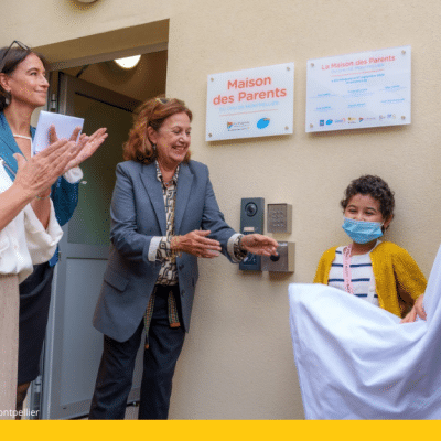 Inauguration maison des parents de montpellier