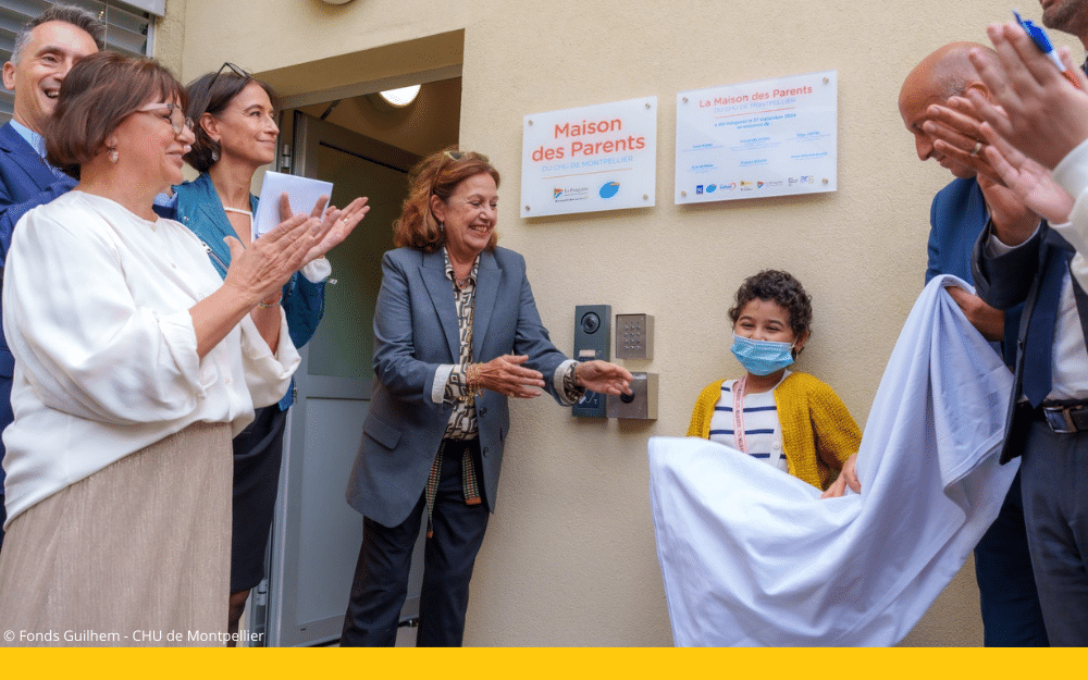 Inauguration maison des parents de montpellier